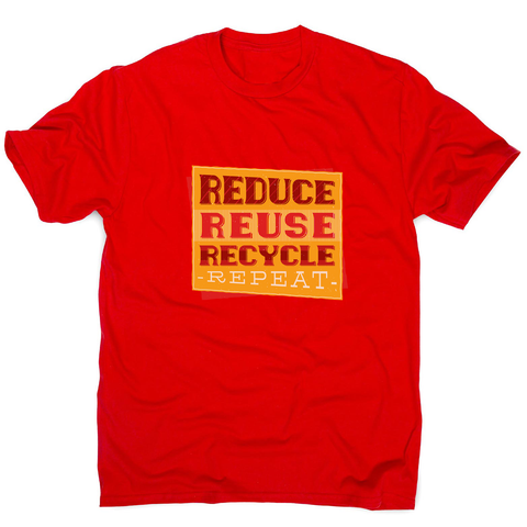Red recycle men's t-shirt - Graphic Gear