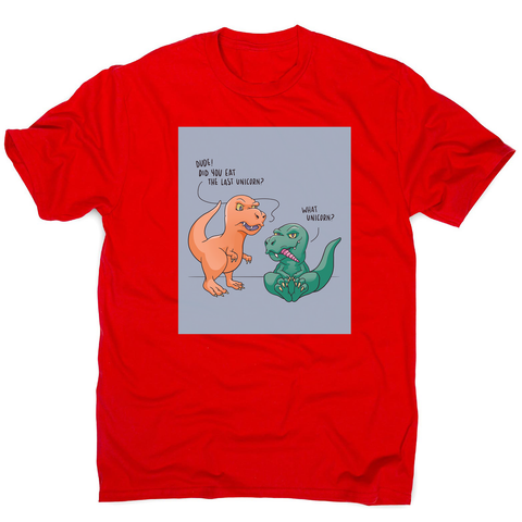 Funny dinosaur unicorn men's t-shirt - Graphic Gear