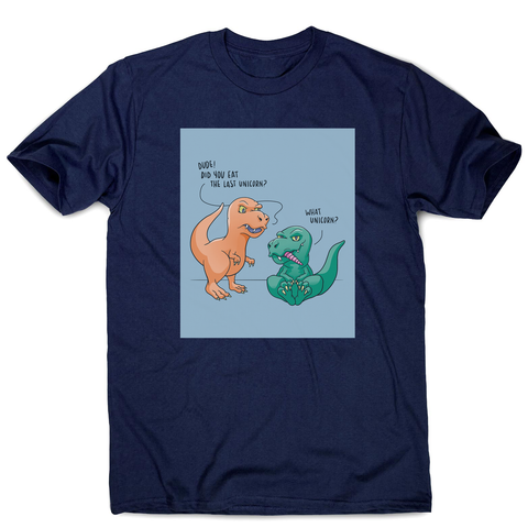 Funny dinosaur unicorn men's t-shirt - Graphic Gear