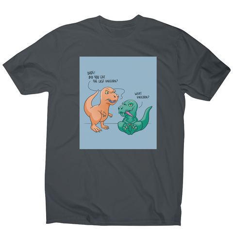 Funny dinosaur unicorn men's t-shirt - Graphic Gear