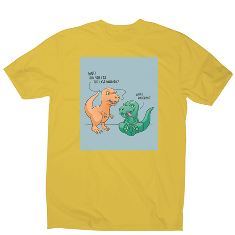 Funny dinosaur unicorn men's t-shirt - Graphic Gear