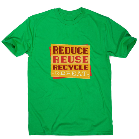 Red recycle men's t-shirt - Graphic Gear