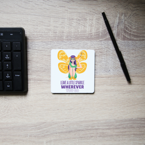 Mardi gras fairy coaster drink mat - Graphic Gear