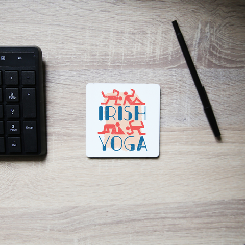 Irish yoga coaster drink mat - Graphic Gear