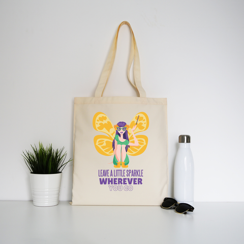 Mardi gras fairy tote bag canvas shopping - Graphic Gear