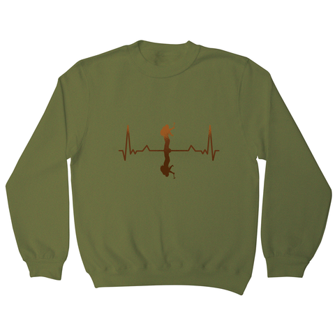 Heartbeat mountaineer sweatshirt - Graphic Gear