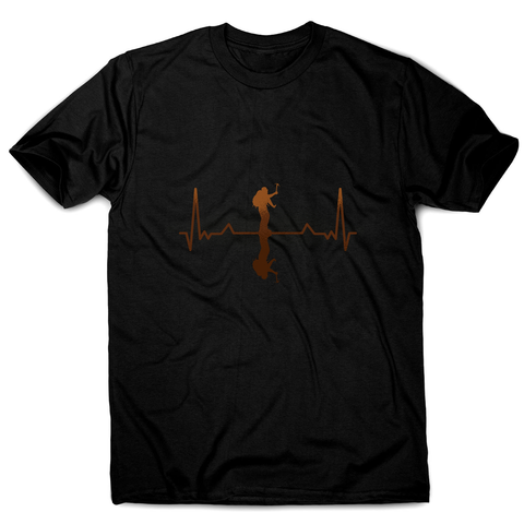 Heartbeat mountaineer men's t-shirt - Graphic Gear