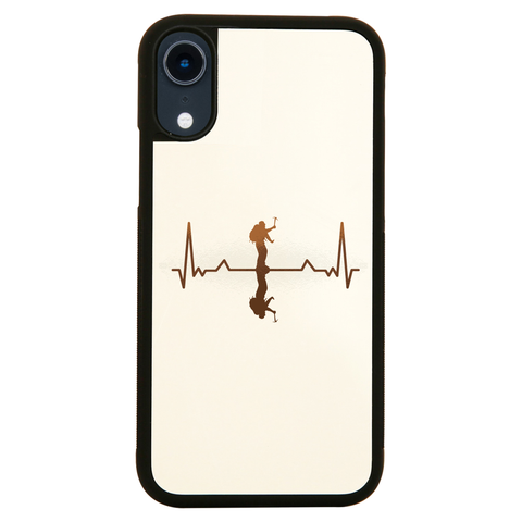 Heartbeat mountaineer iPhone case cover 11 11Pro Max XS XR X - Graphic Gear