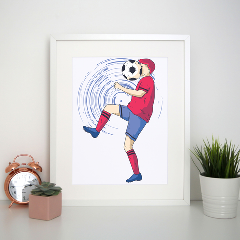 Funny soccer print poster wall art decor - Graphic Gear