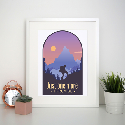 Hiking quote print poster wall art decor - Graphic Gear