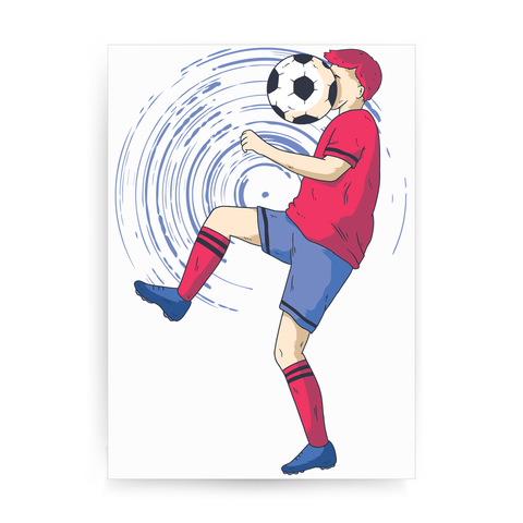 Funny soccer print poster wall art decor - Graphic Gear