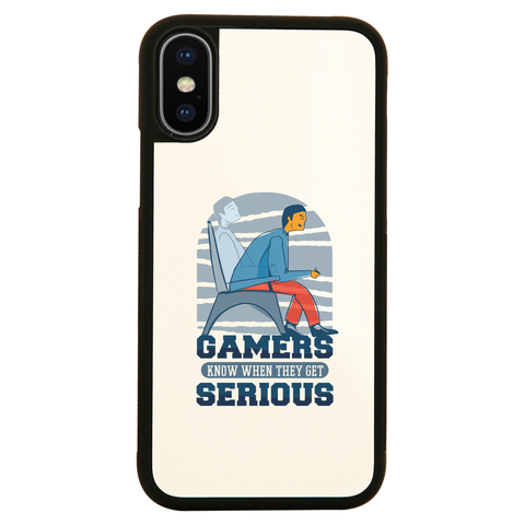 Serious gamers iPhone case cover 11 11Pro Max XS XR X - Graphic Gear