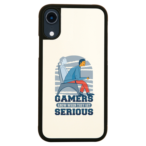 Serious gamers iPhone case cover 11 11Pro Max XS XR X - Graphic Gear