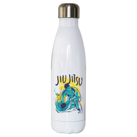 Jiu jitsu grunge color water bottle stainless steel reusable - Graphic Gear