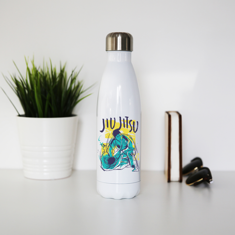 Jiu jitsu grunge color water bottle stainless steel reusable - Graphic Gear