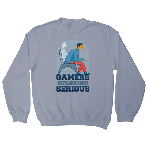Serious gamers sweatshirt - Graphic Gear