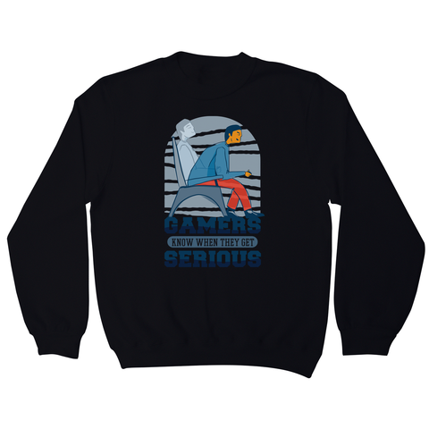 Serious gamers sweatshirt - Graphic Gear