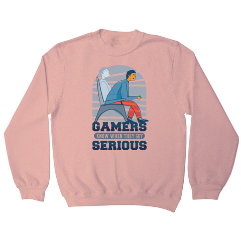 Serious gamers sweatshirt - Graphic Gear