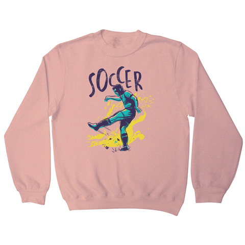 Soccer grunge color sweatshirt - Graphic Gear