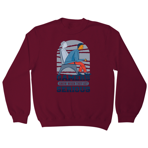 Serious gamers sweatshirt - Graphic Gear