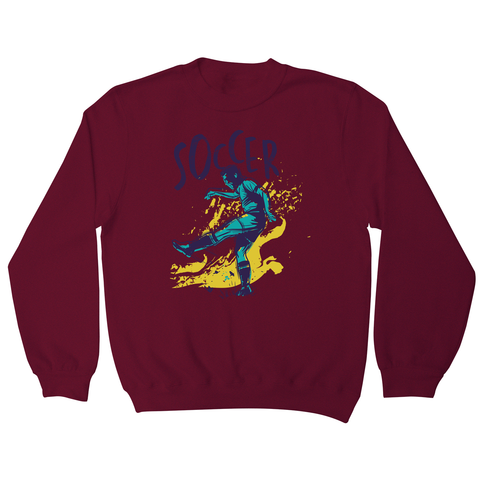 Soccer grunge color sweatshirt - Graphic Gear