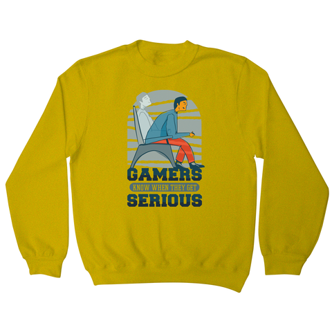 Serious gamers sweatshirt - Graphic Gear