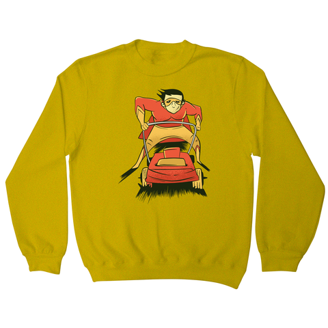 Lawnmover superhero sweatshirt - Graphic Gear