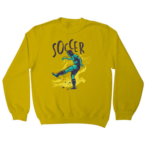 Soccer grunge color sweatshirt - Graphic Gear