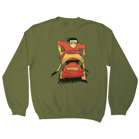 Lawnmover superhero sweatshirt - Graphic Gear