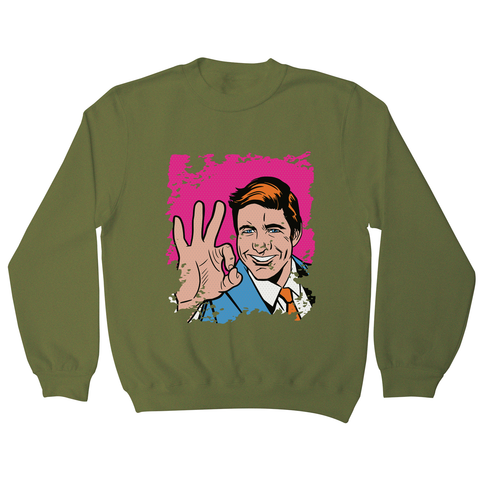 Pop art ok man sweatshirt - Graphic Gear