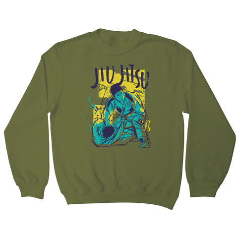 Jiu jitsu grunge color sweatshirt - Graphic Gear