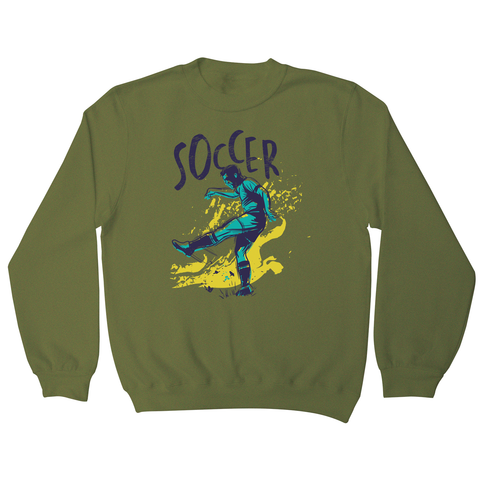 Soccer grunge color sweatshirt - Graphic Gear