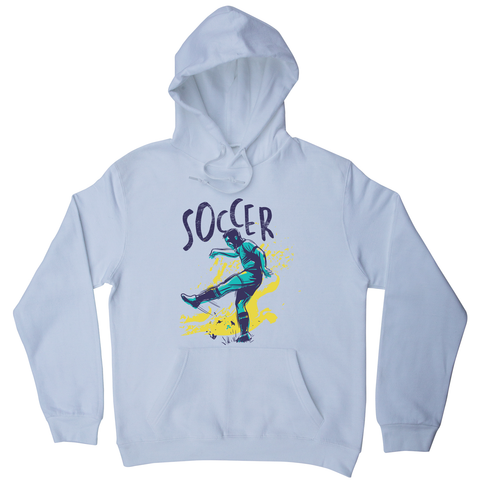 Soccer grunge color hoodie - Graphic Gear