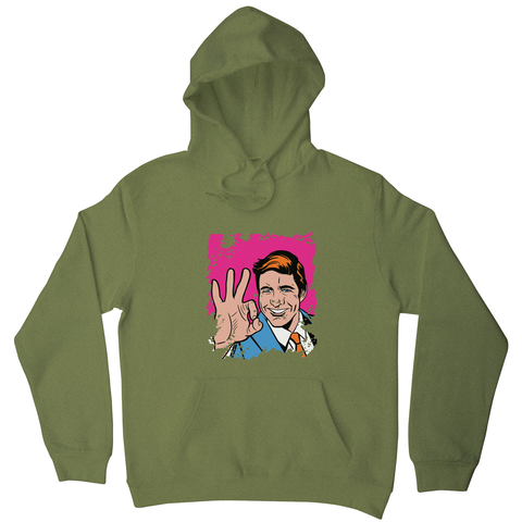 Pop art ok man hoodie - Graphic Gear