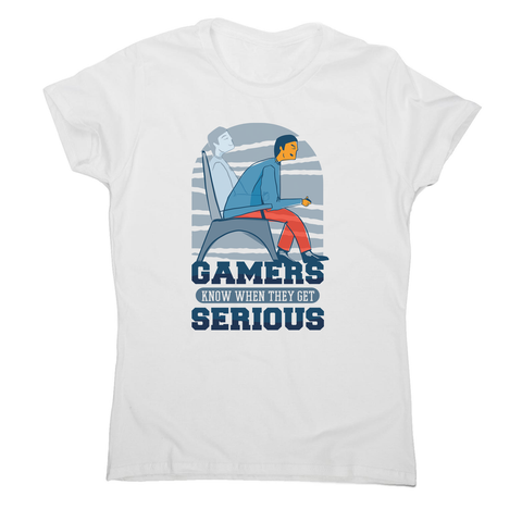 Serious gamers women's t-shirt - Graphic Gear