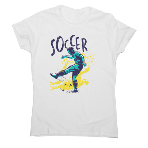 Soccer grunge color women's t-shirt - Graphic Gear