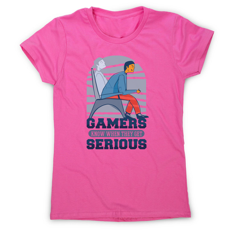 Serious gamers women's t-shirt - Graphic Gear