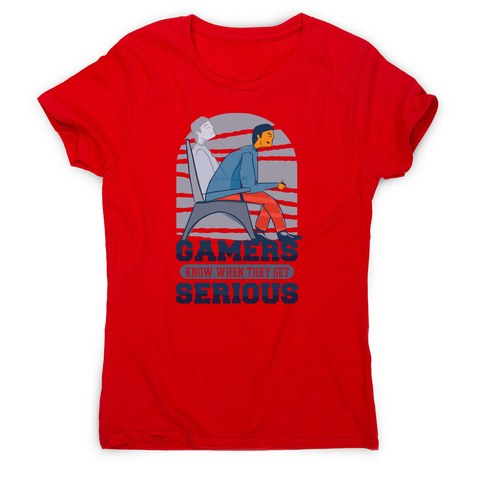 Serious gamers women's t-shirt - Graphic Gear