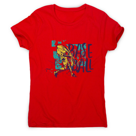 Baseball grunge colored women's t-shirt - Graphic Gear