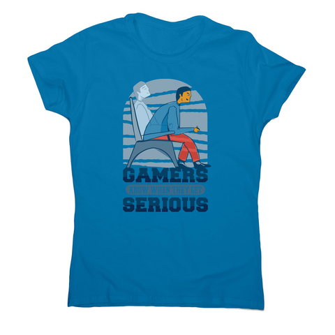 Serious gamers women's t-shirt - Graphic Gear