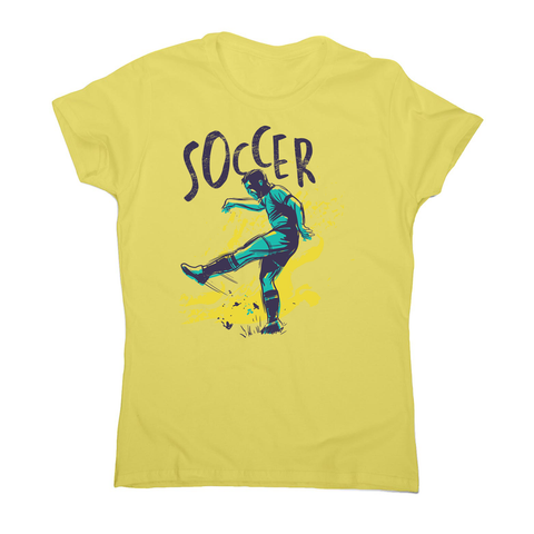 Soccer grunge color women's t-shirt - Graphic Gear