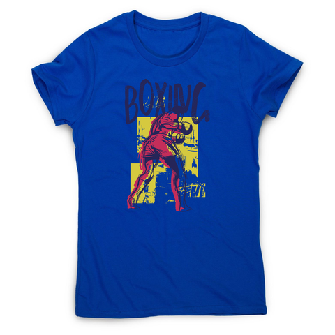 Boxing sports grunge women's t-shirt - Graphic Gear