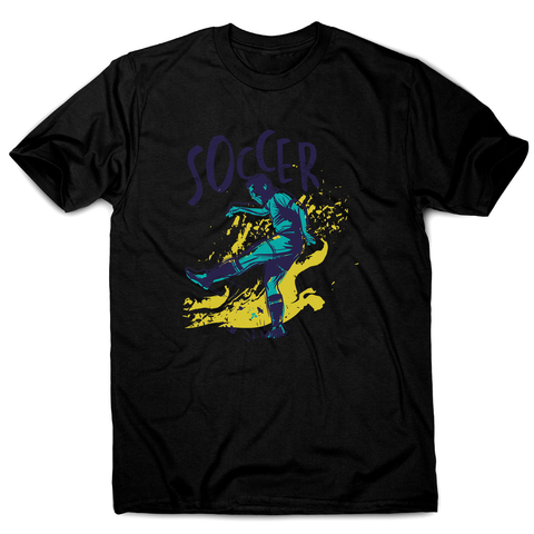 Soccer grunge color men's t-shirt - Graphic Gear