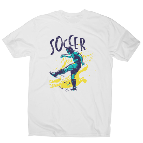 Soccer grunge color men's t-shirt - Graphic Gear