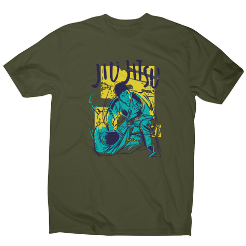 Jiu jitsu grunge color men's t-shirt - Graphic Gear