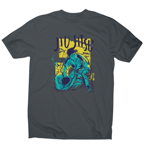 Jiu jitsu grunge color men's t-shirt - Graphic Gear