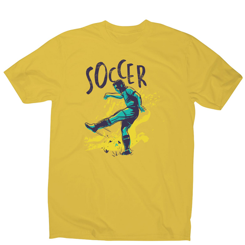 Soccer grunge color men's t-shirt - Graphic Gear