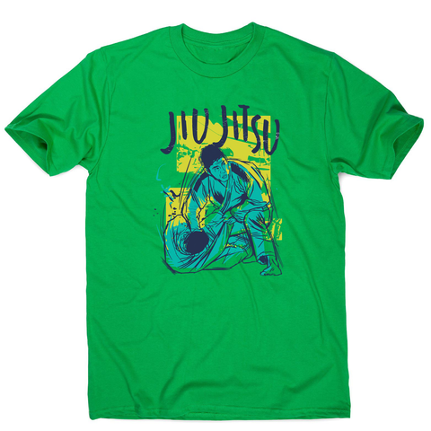 Jiu jitsu grunge color men's t-shirt - Graphic Gear