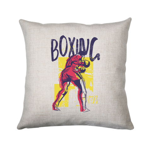 Boxing sports grunge cushion cover pillowcase linen home decor - Graphic Gear