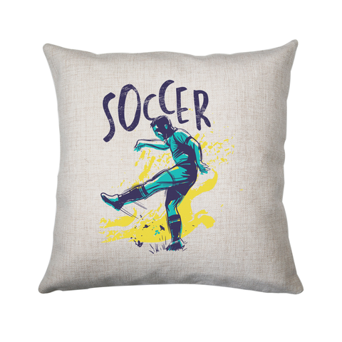 Soccer grunge color cushion cover pillowcase linen home decor - Graphic Gear